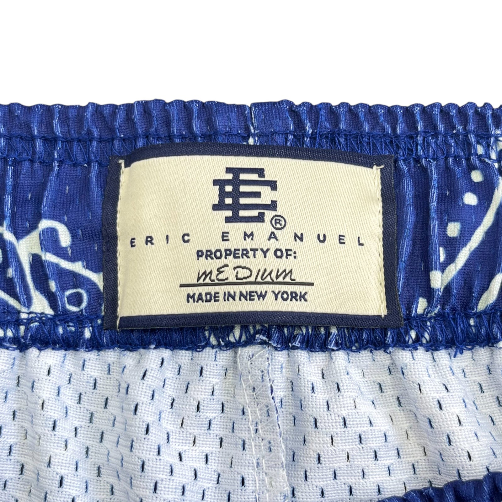 EE BASIC SHORTS BLUE PAISLEY
