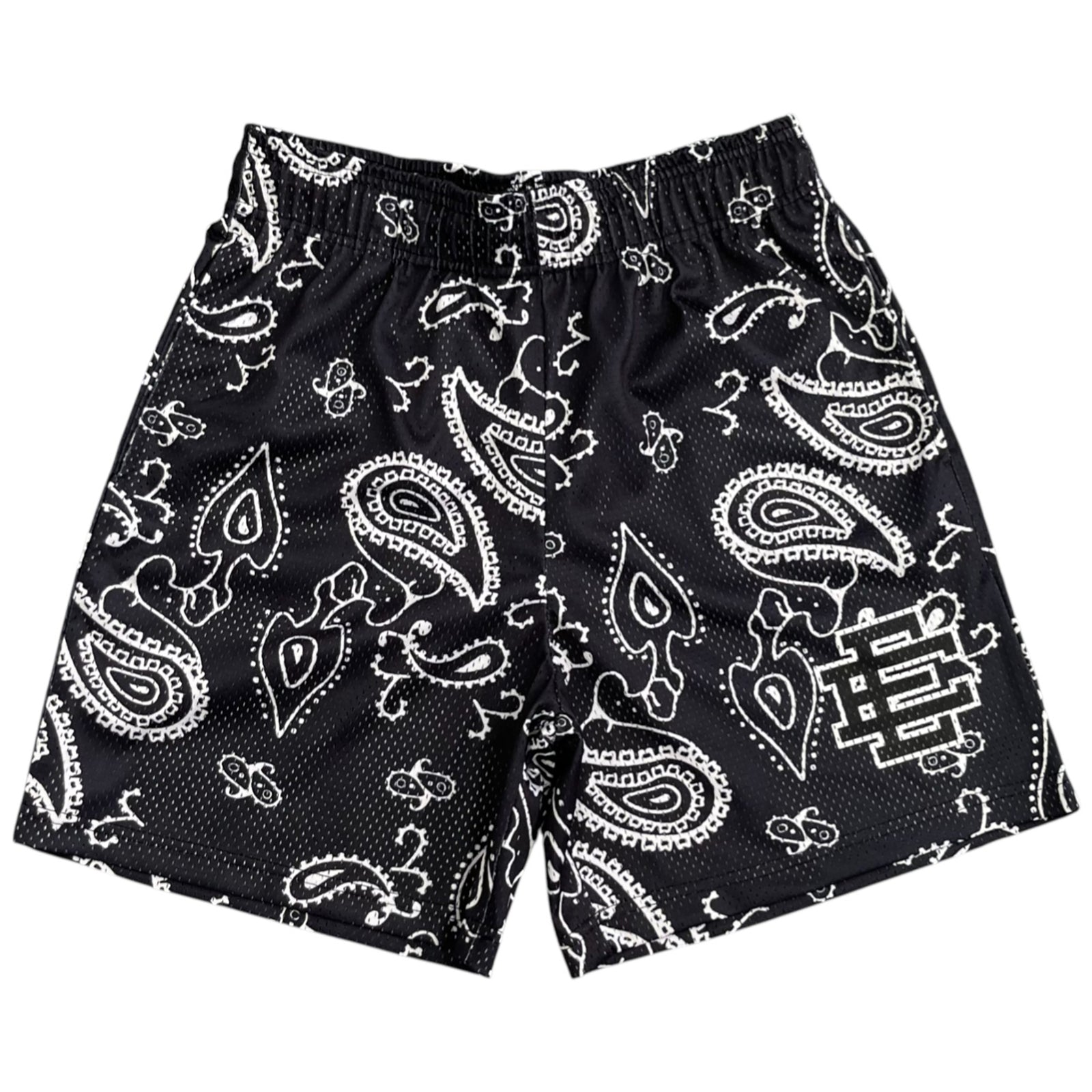 EE BASIC SHORTS BLACK PAISLEY