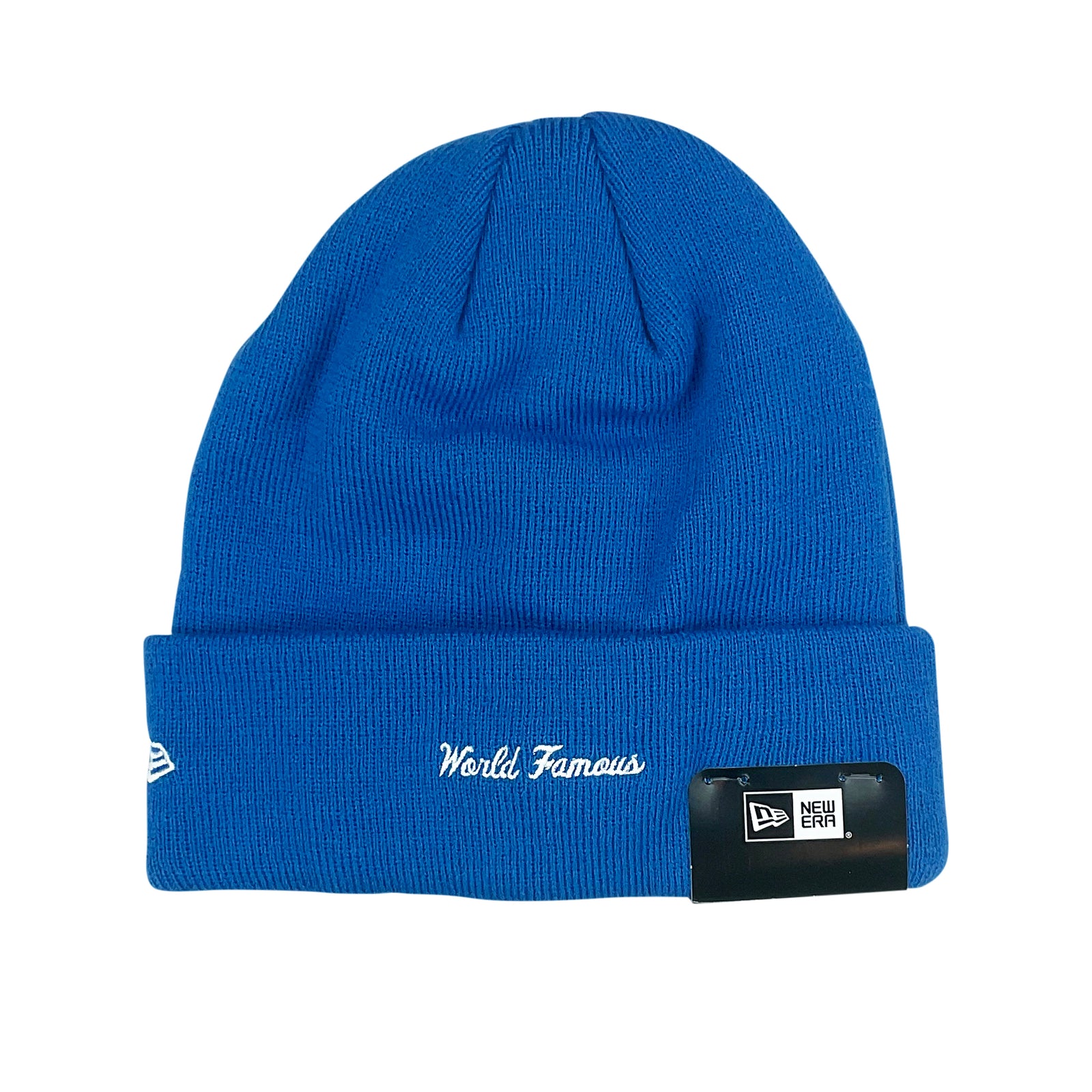 NEW ERA BOX LOGO BEANIE BLUE (FW22)