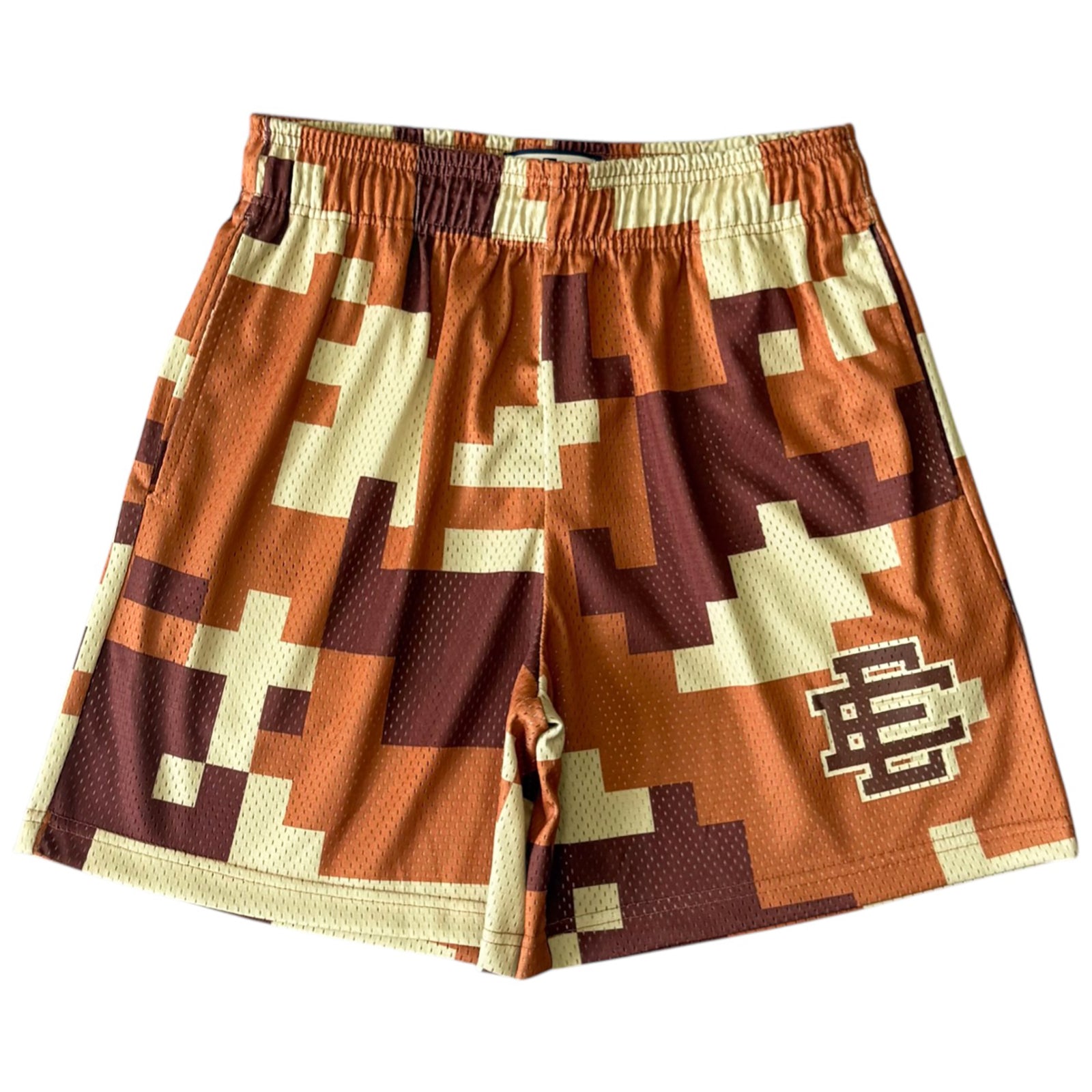 EE BASIC SHORTS BROWN DIGI CAMO