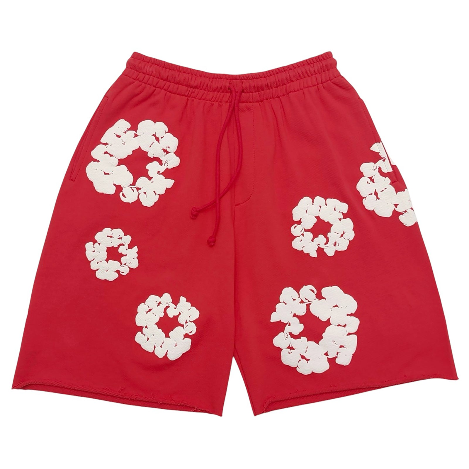THE COTTON WREATH SHORTS RED