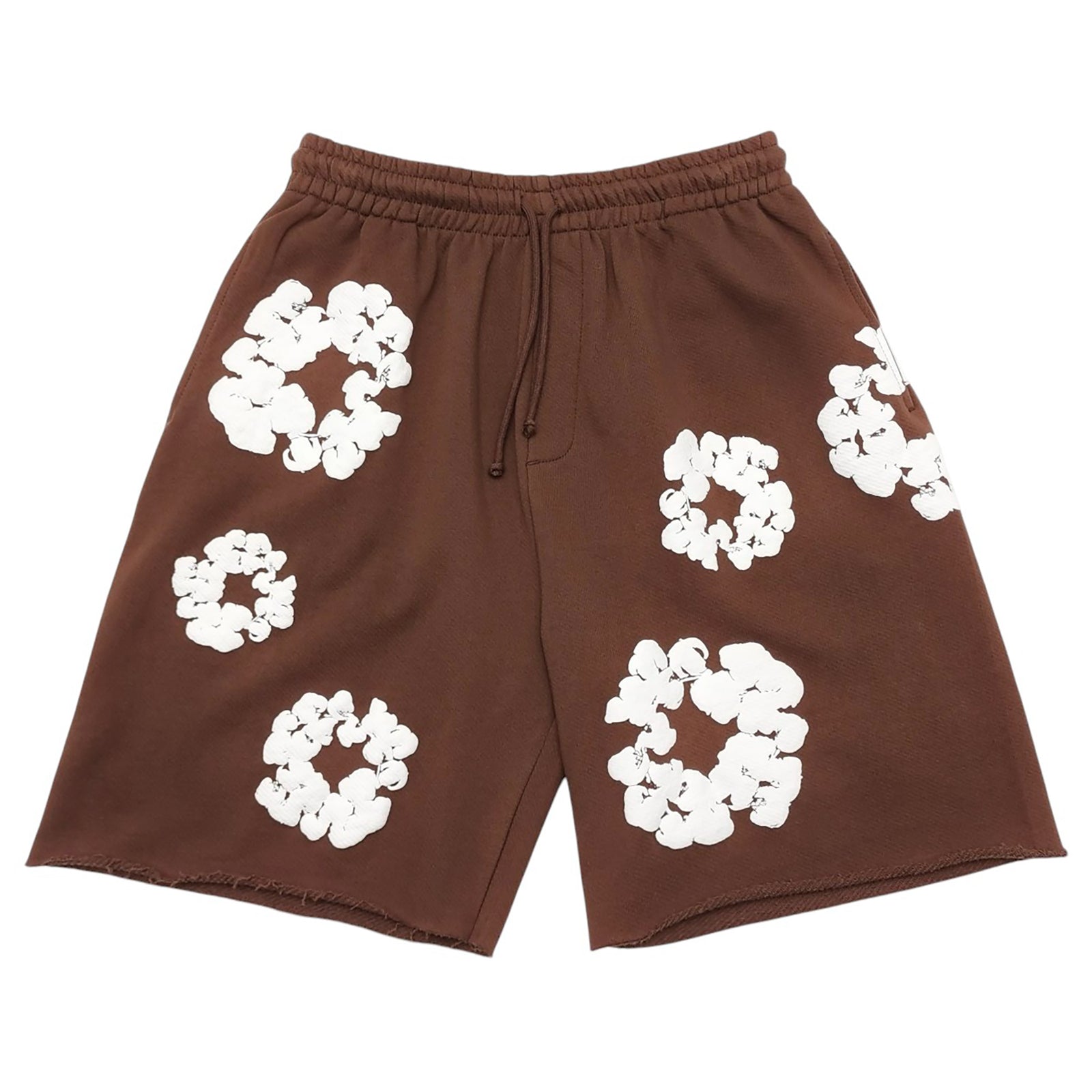 THE COTTON WREATH SHORTS BROWN