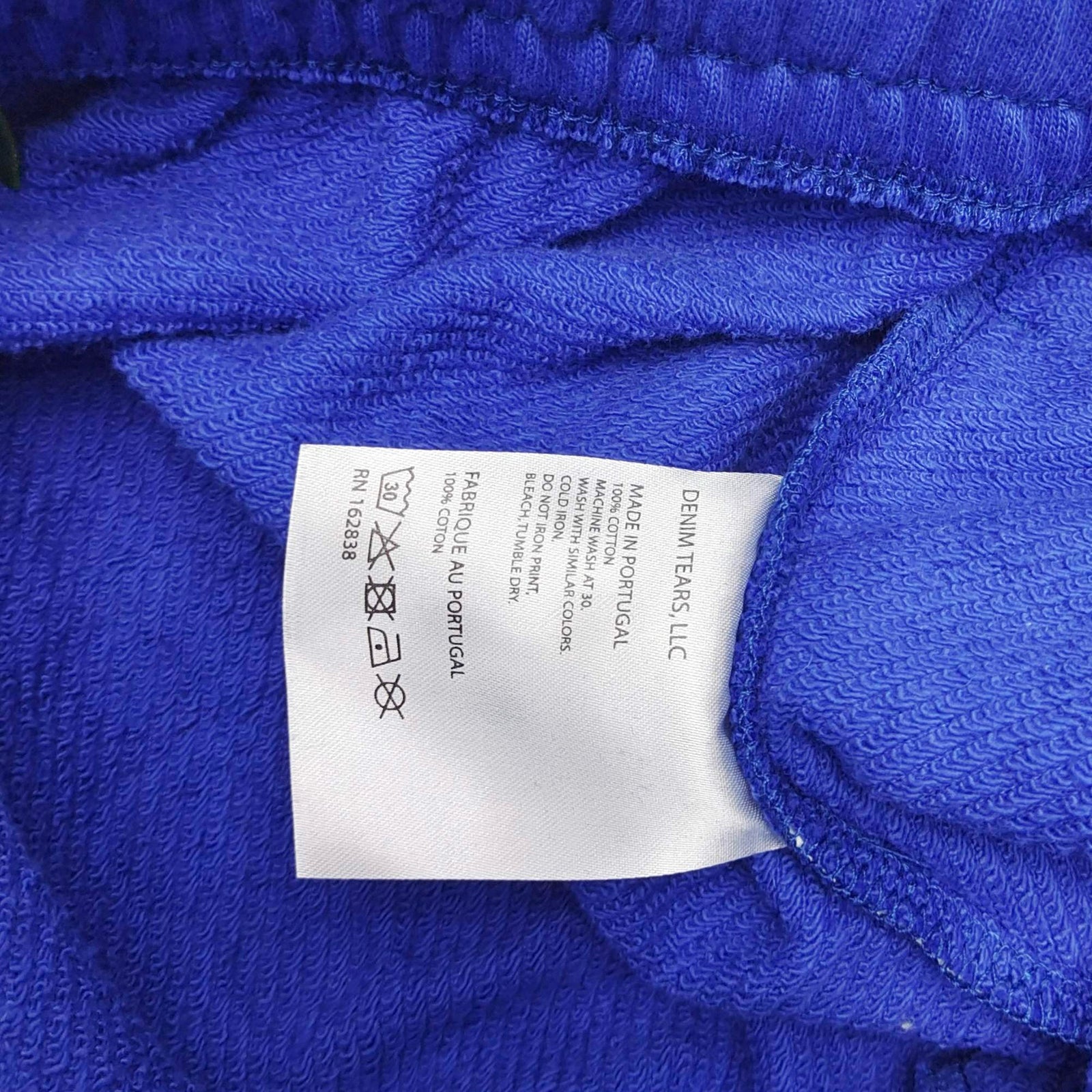 THE COTTON WREATH SHORTS ROYAL BLUE