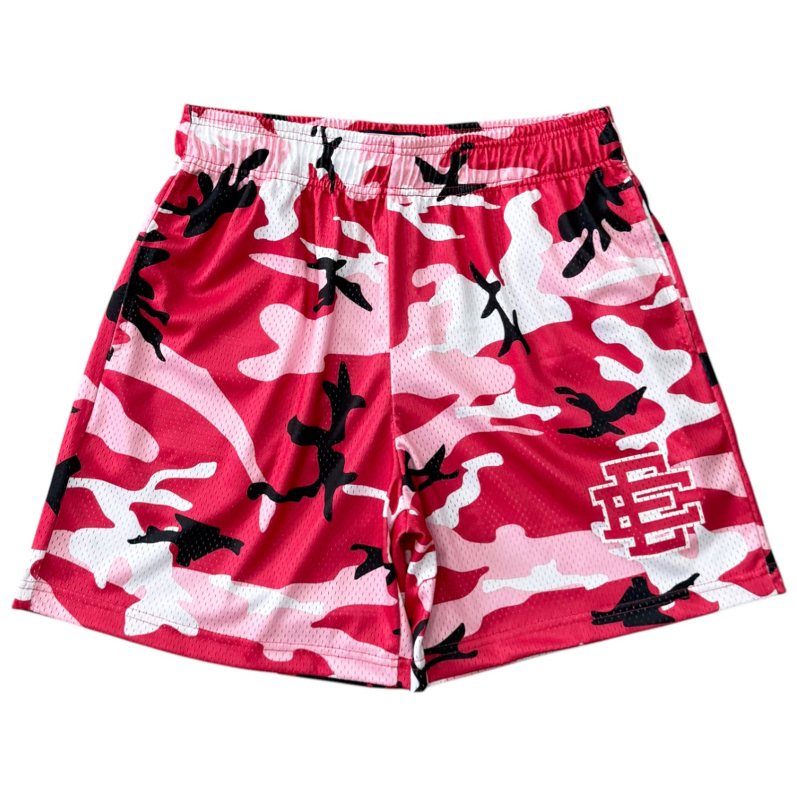 EE BASIC SHORTS PINK BLACK CAMO