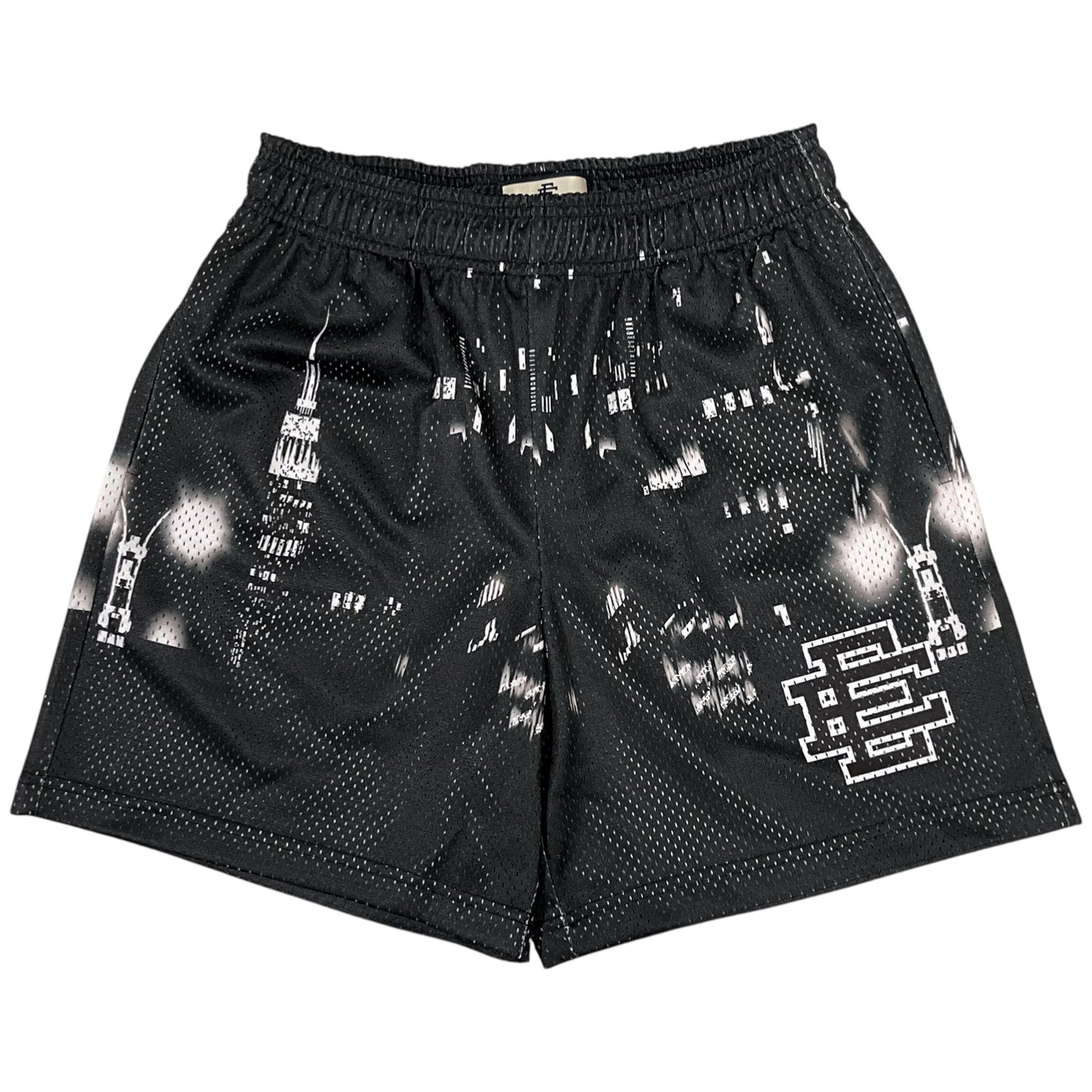 EE BASIC SHORTS BLACK SKYLINE