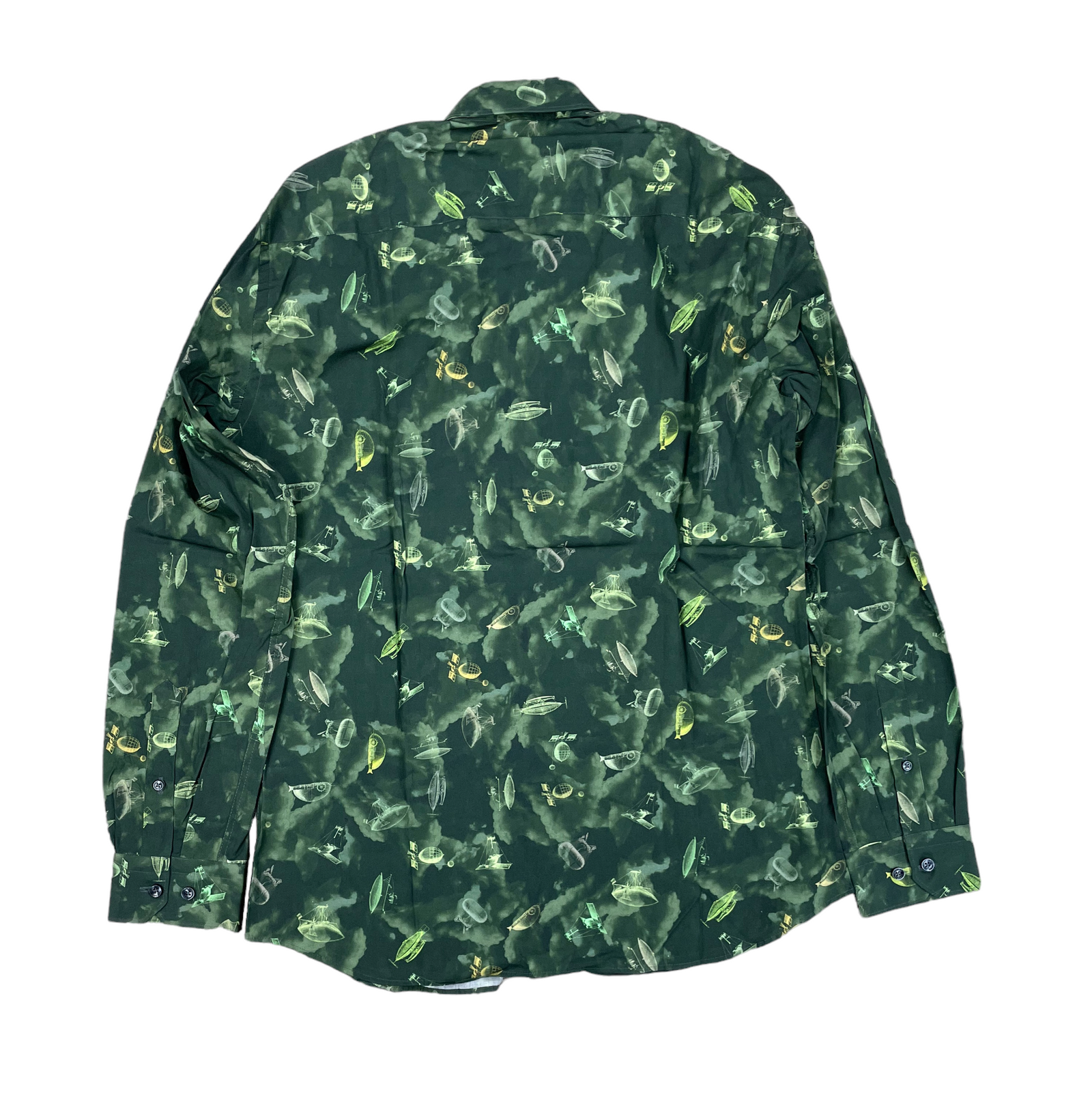 LONG SLEEVE SHIRT MULTI GREEN