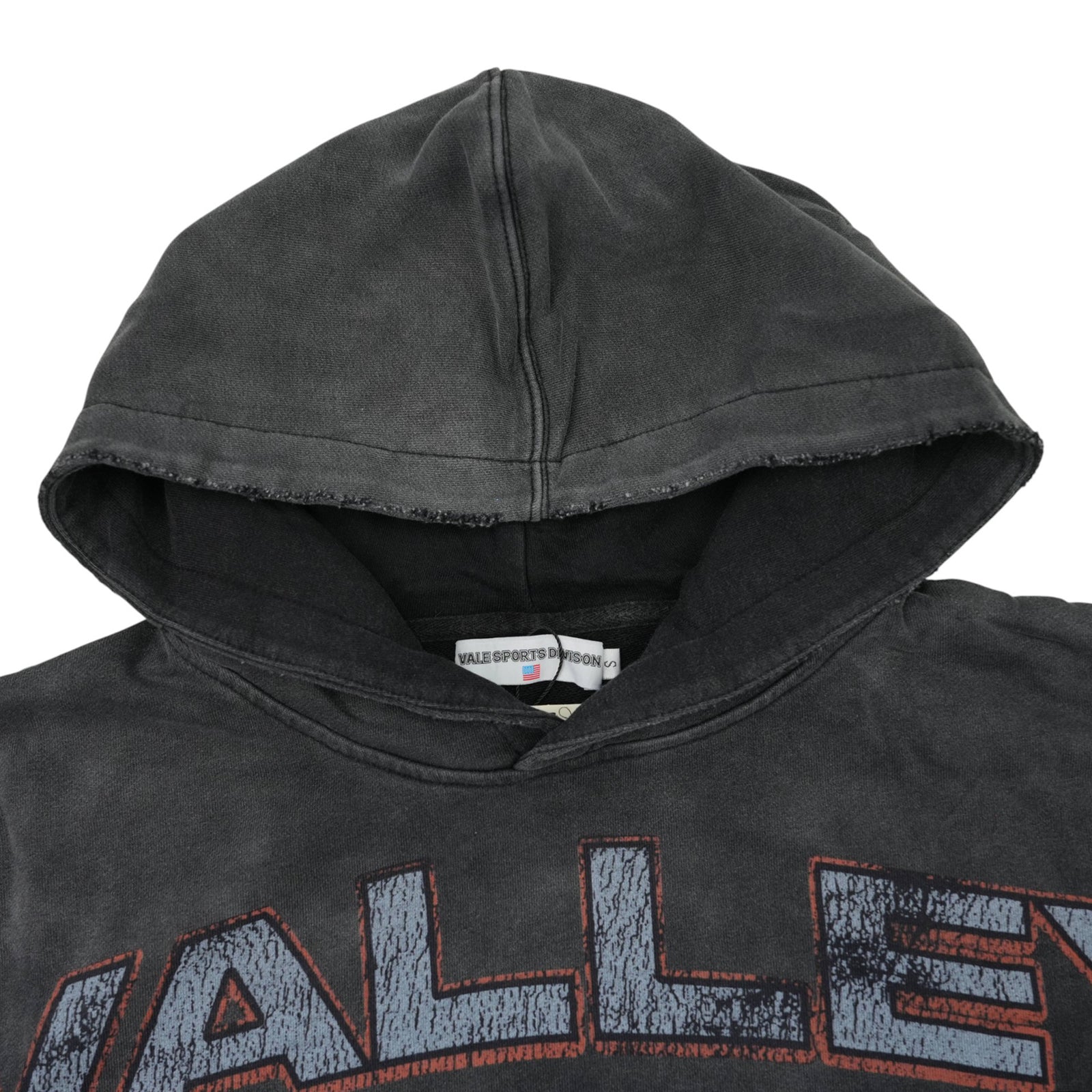 BIG DOG HOODIE SWEATSHIRT VINTAGE BLACK