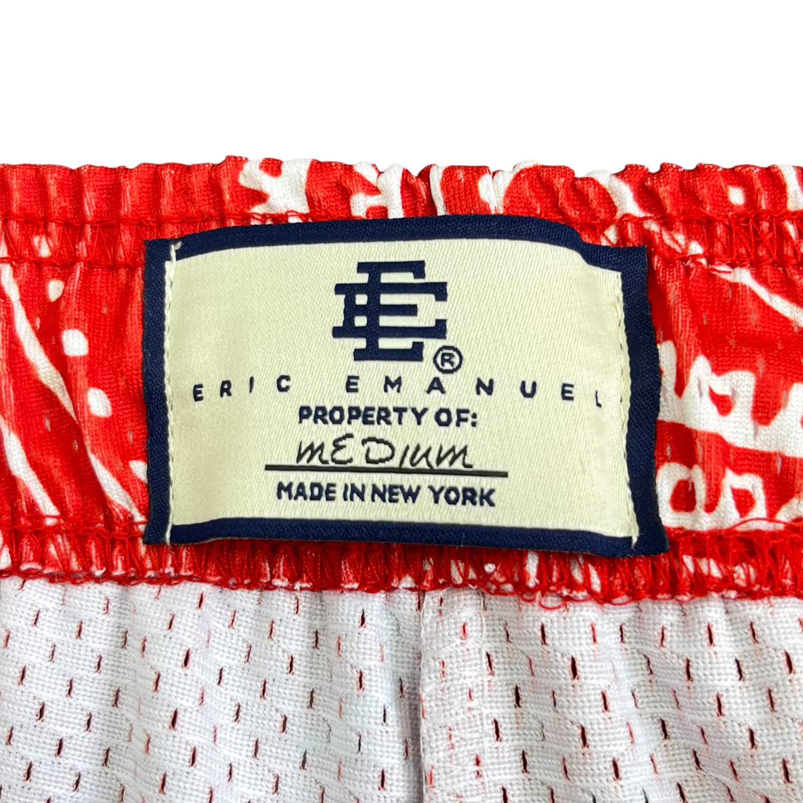 EE BASIC SHORTS RED PAISLEY