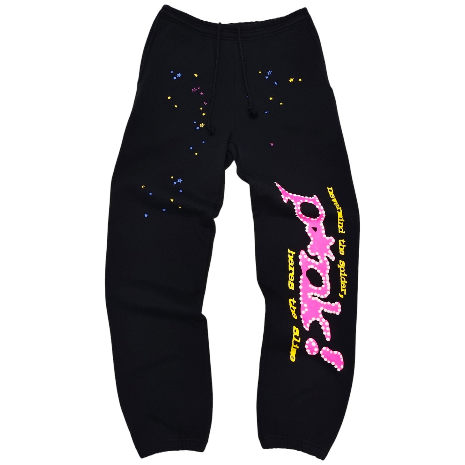 P*NK SWEATPANTS BLACK PINK