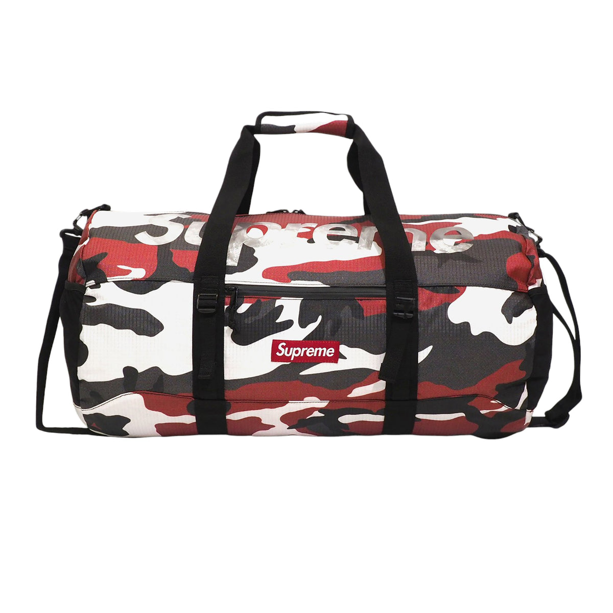 DUFFLE BAG RED CAMO (SS21)