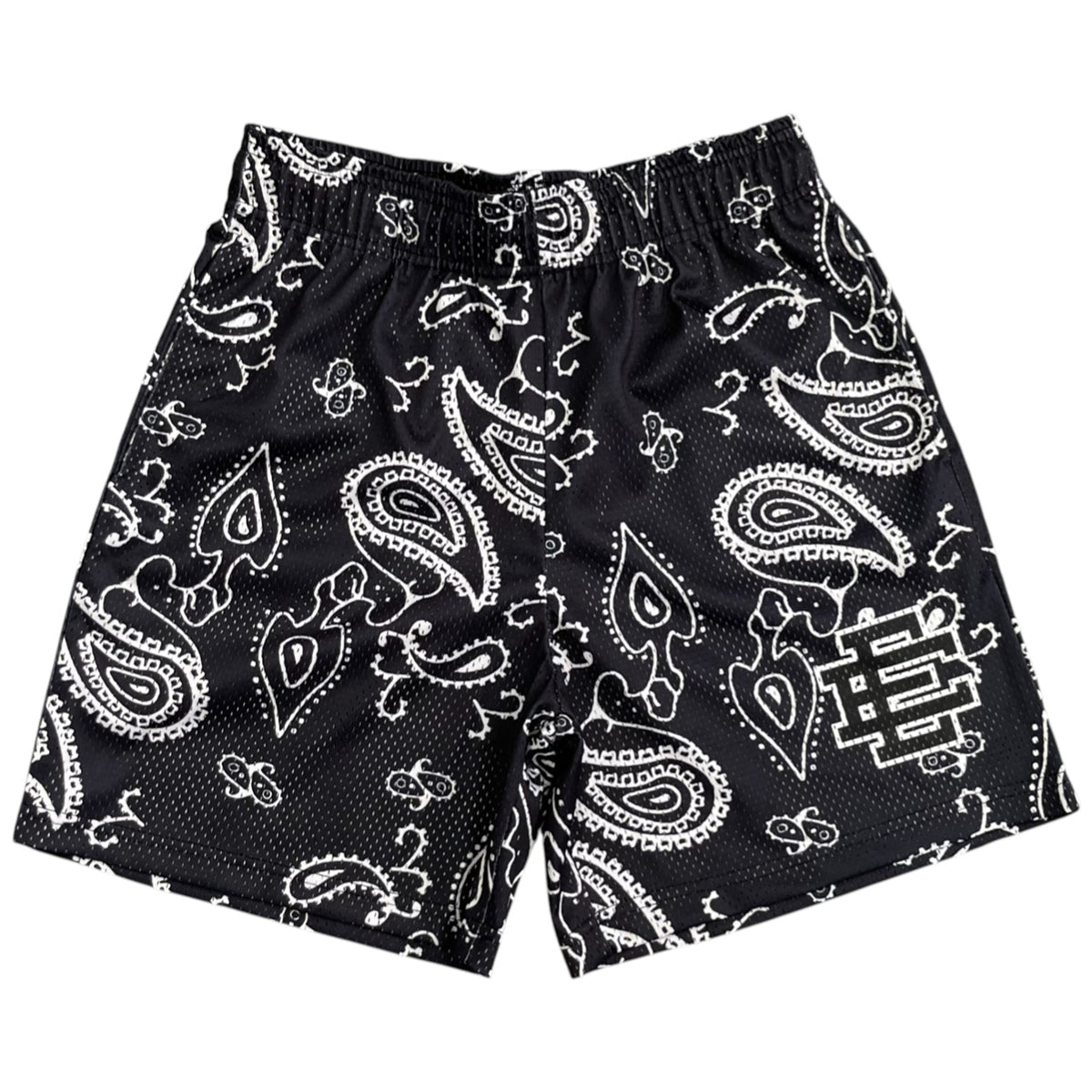 EE BASIC SHORTS BLACK PAISLEY