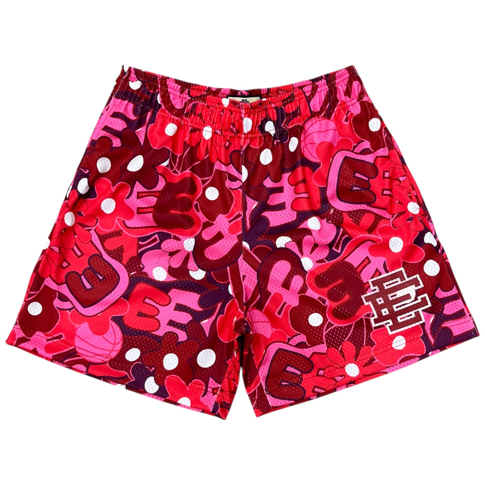 EE BASIC SHORTS HAWAIIAN RED