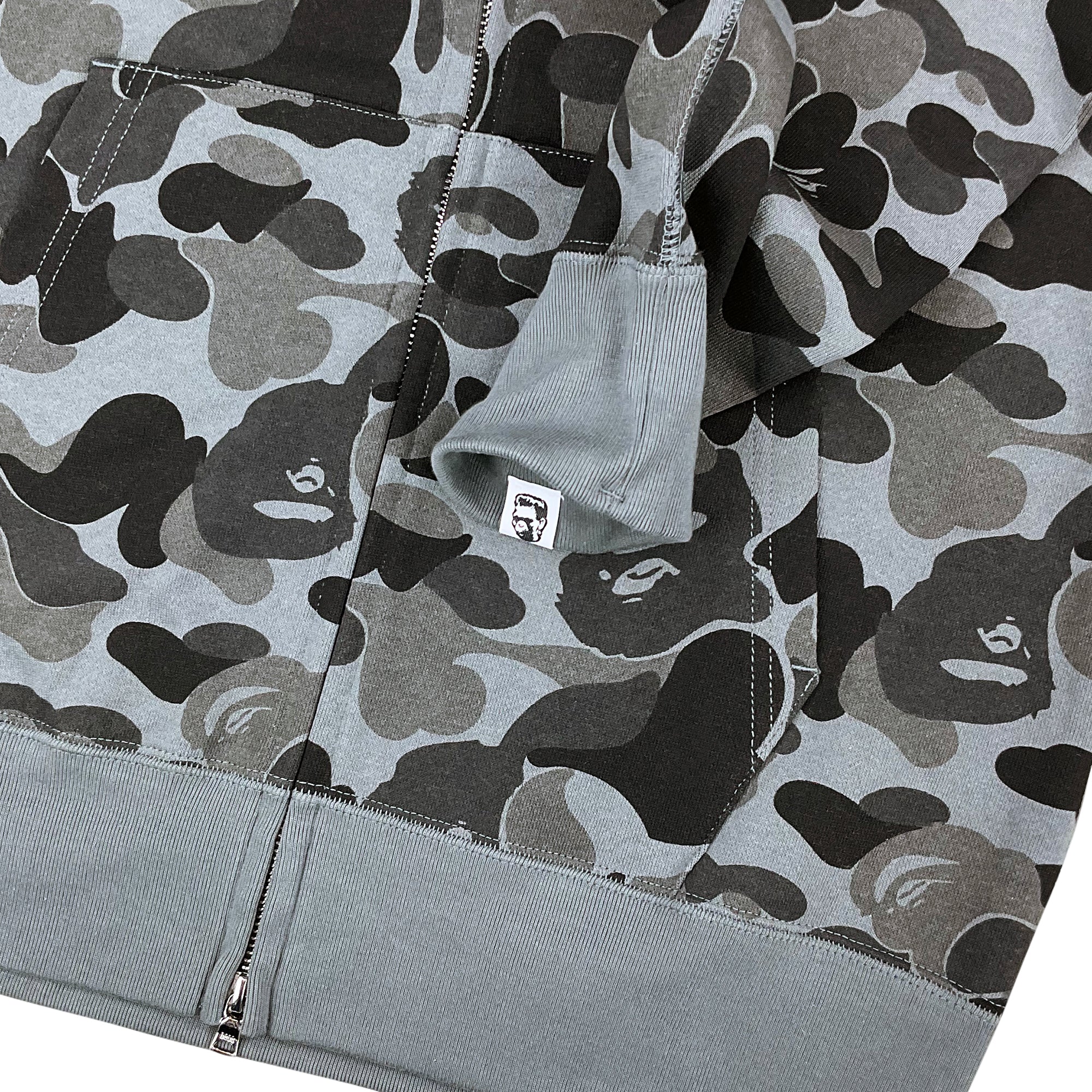 ABC CAMO SHARK WGM HOODIE SWEATSHIRT BLACK | A BATHING APE