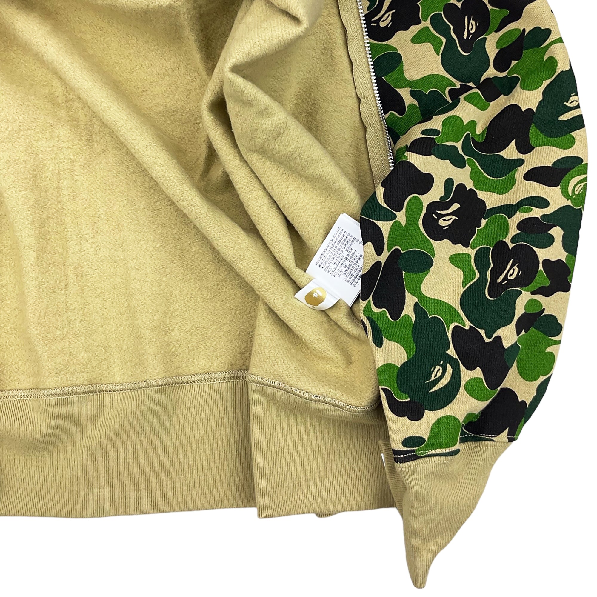 ABC CAMO SHARK WGM HOODIE SWEATSHIRT GREEN | A BATHING APE