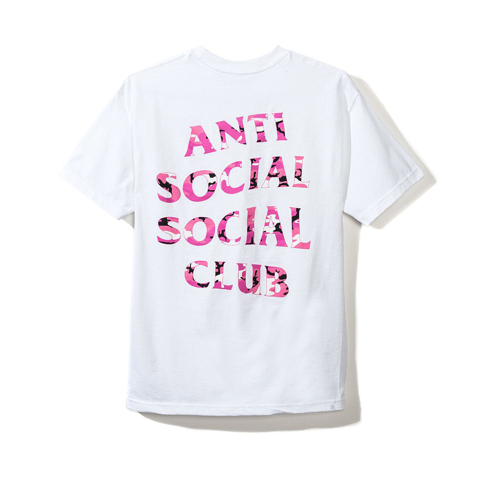 BEVERLY CAMO T-SHIRT WHITE PINK | ASSC