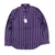 BARCODE STRIPED LONG SLEEVE SHIRT PURPLE PINK