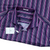 BARCODE STRIPED LONG SLEEVE SHIRT PURPLE PINK