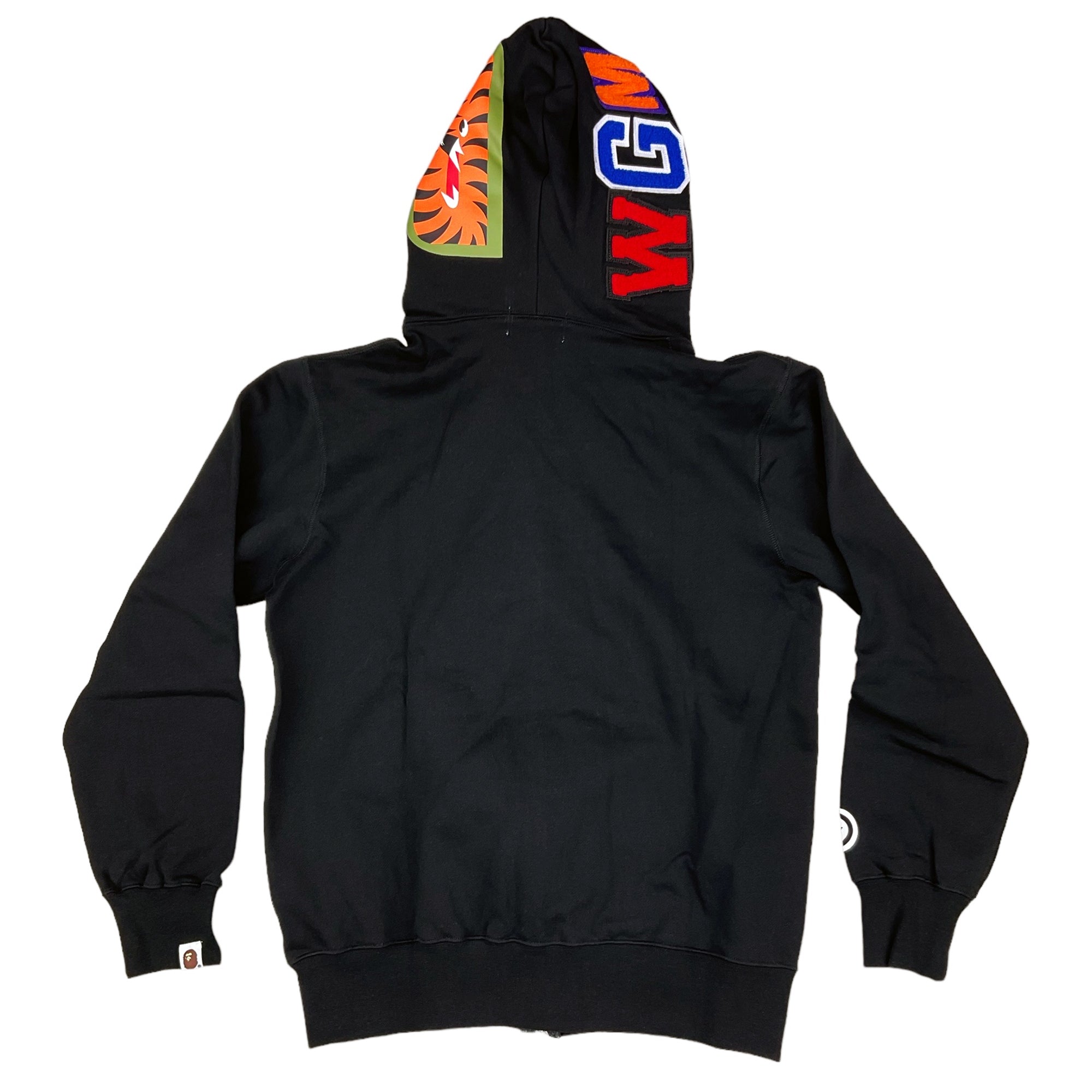 BAPE Shark WGM Hoodie Sweatshirt Black A Bathing Ape 0riginalFeet