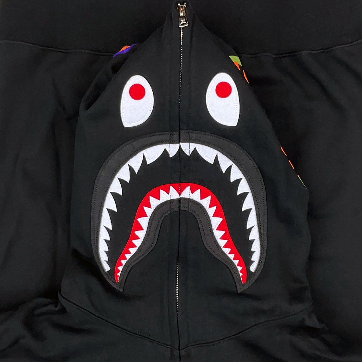 SHARK WGM HOODIE SWEATSHIRT BLACK | A BATHING APE