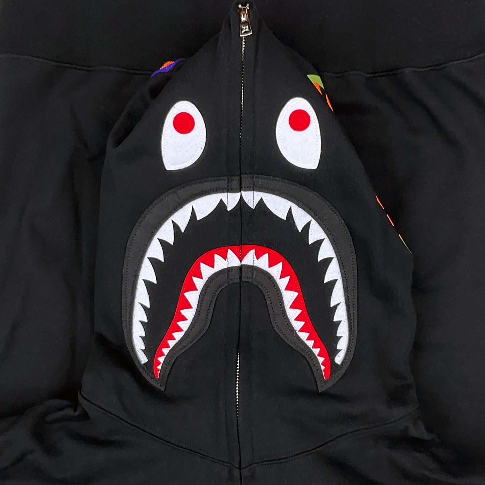 SHARK WGM HOODIE SWEATSHIRT BLACK | A BATHING APE