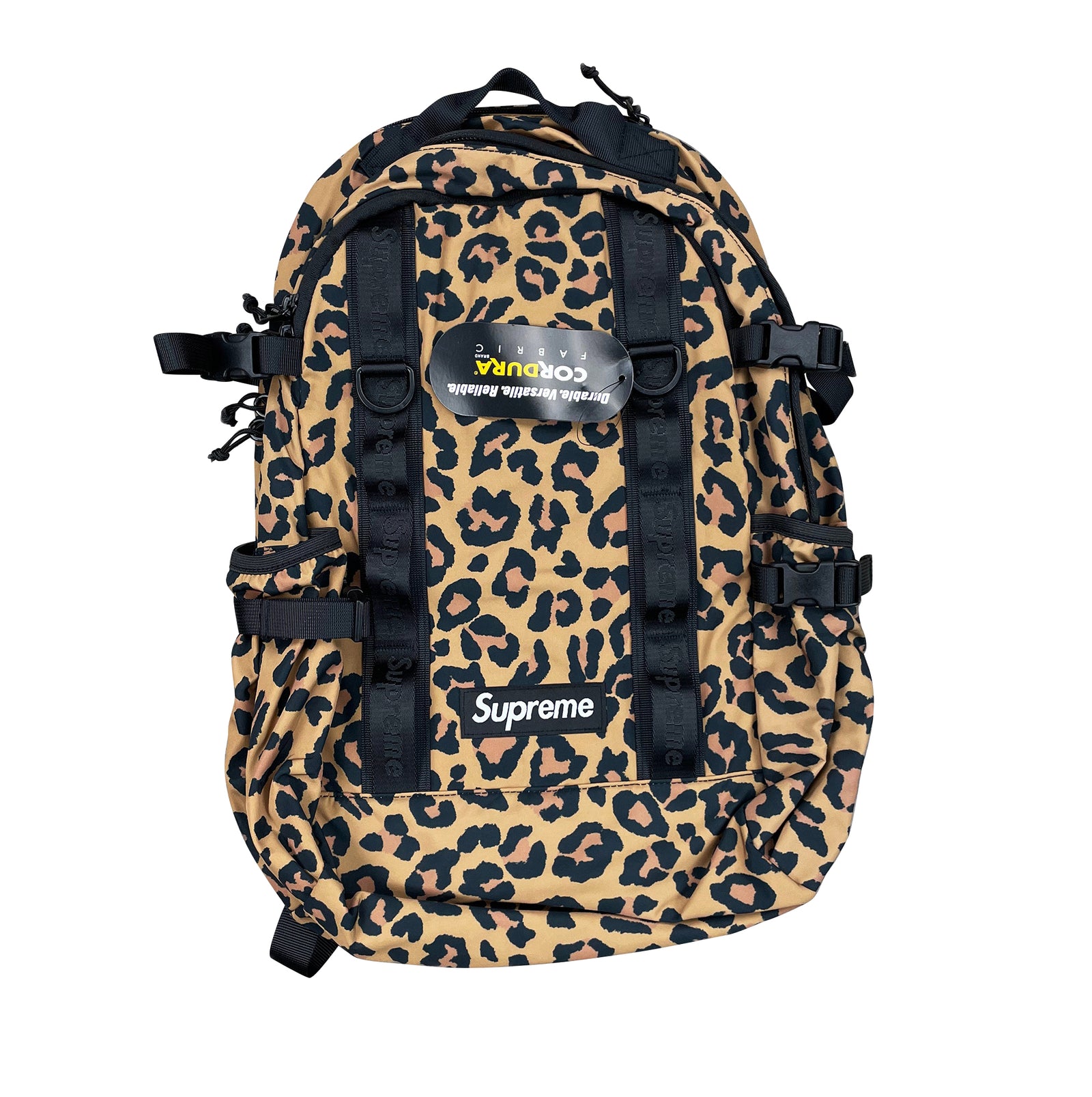 Supreme leopard print backpack online