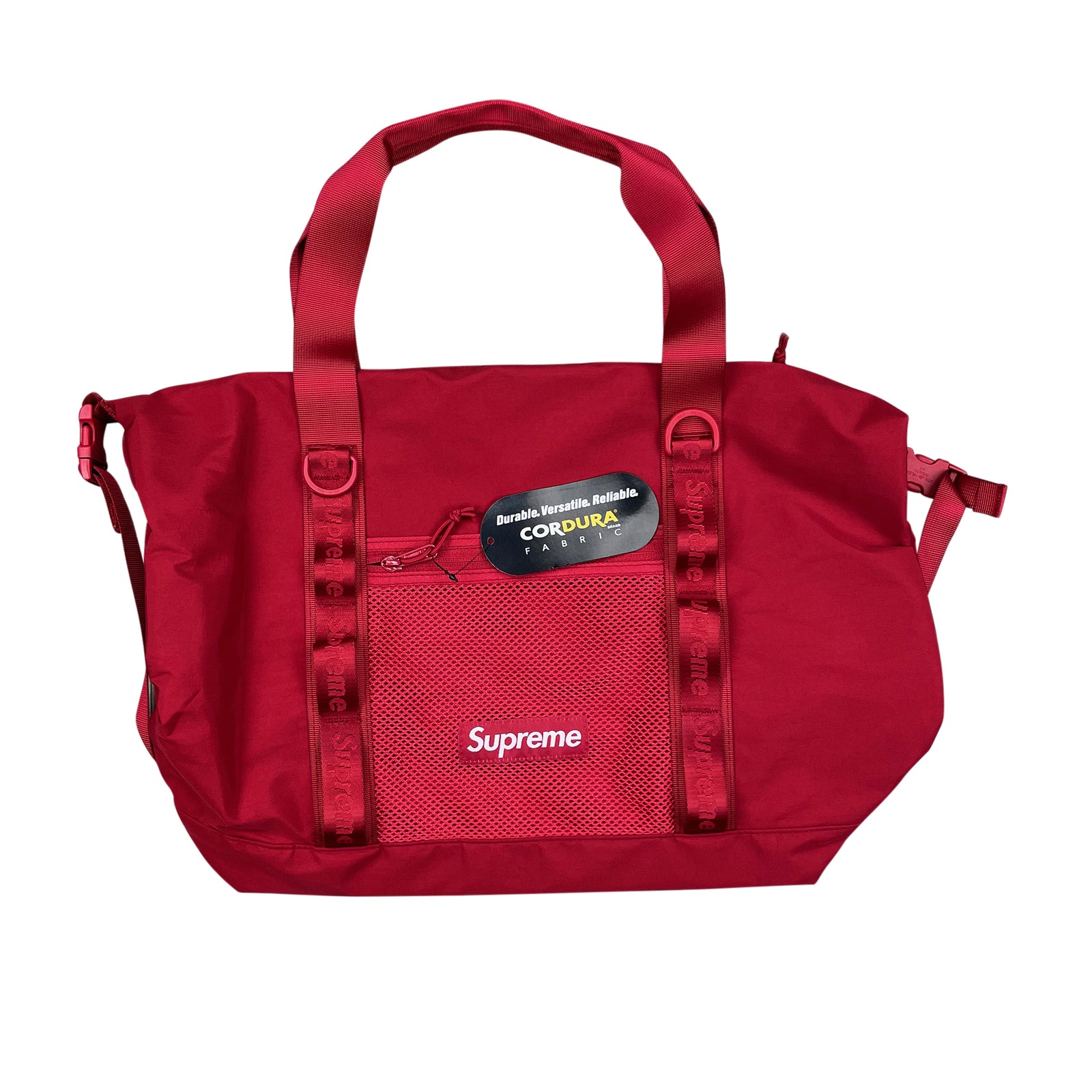 ZIP TOTE BAG DARK RED (FW20)