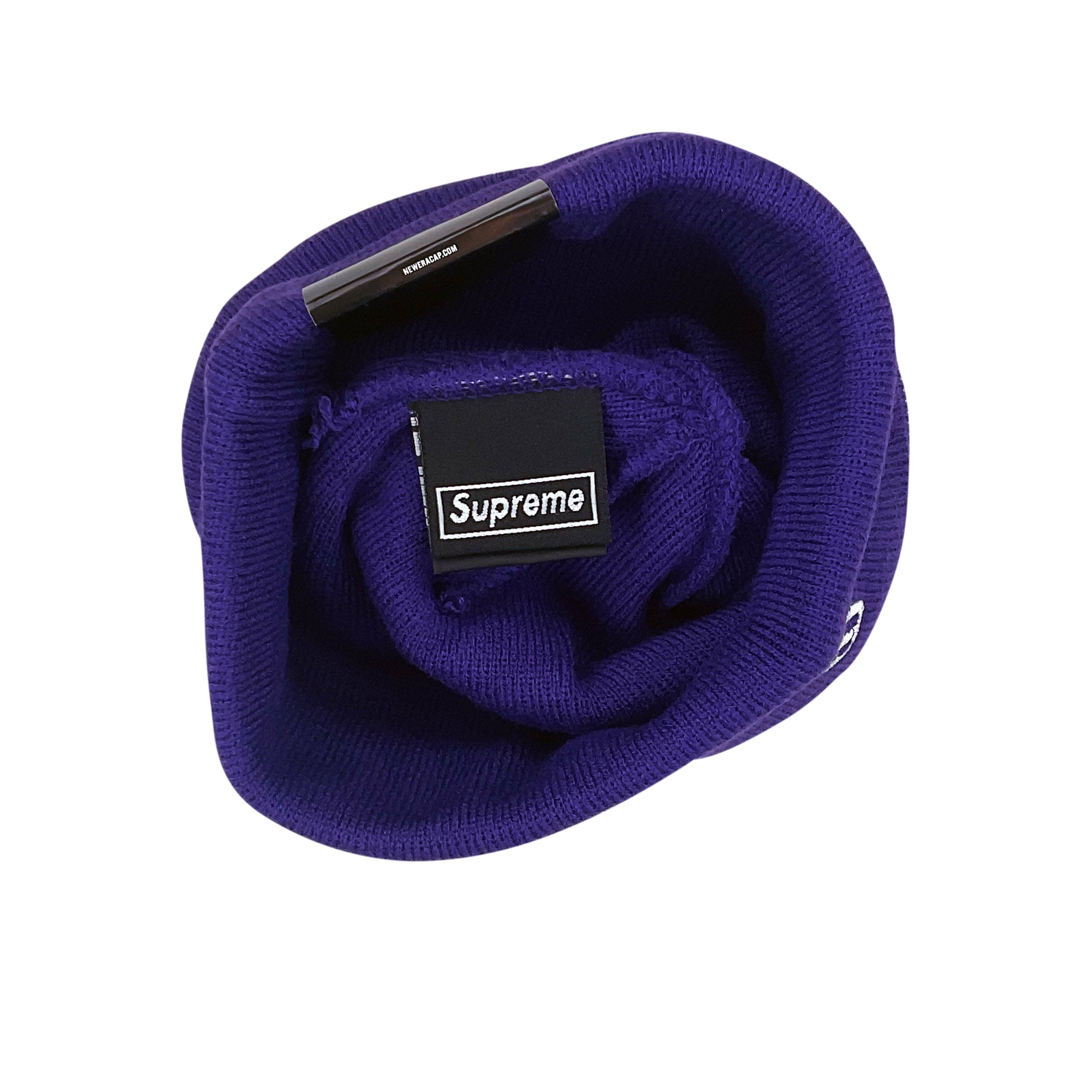 NEW ERA CROSS BOX LOGO BEANIE PURPLE (FW20)