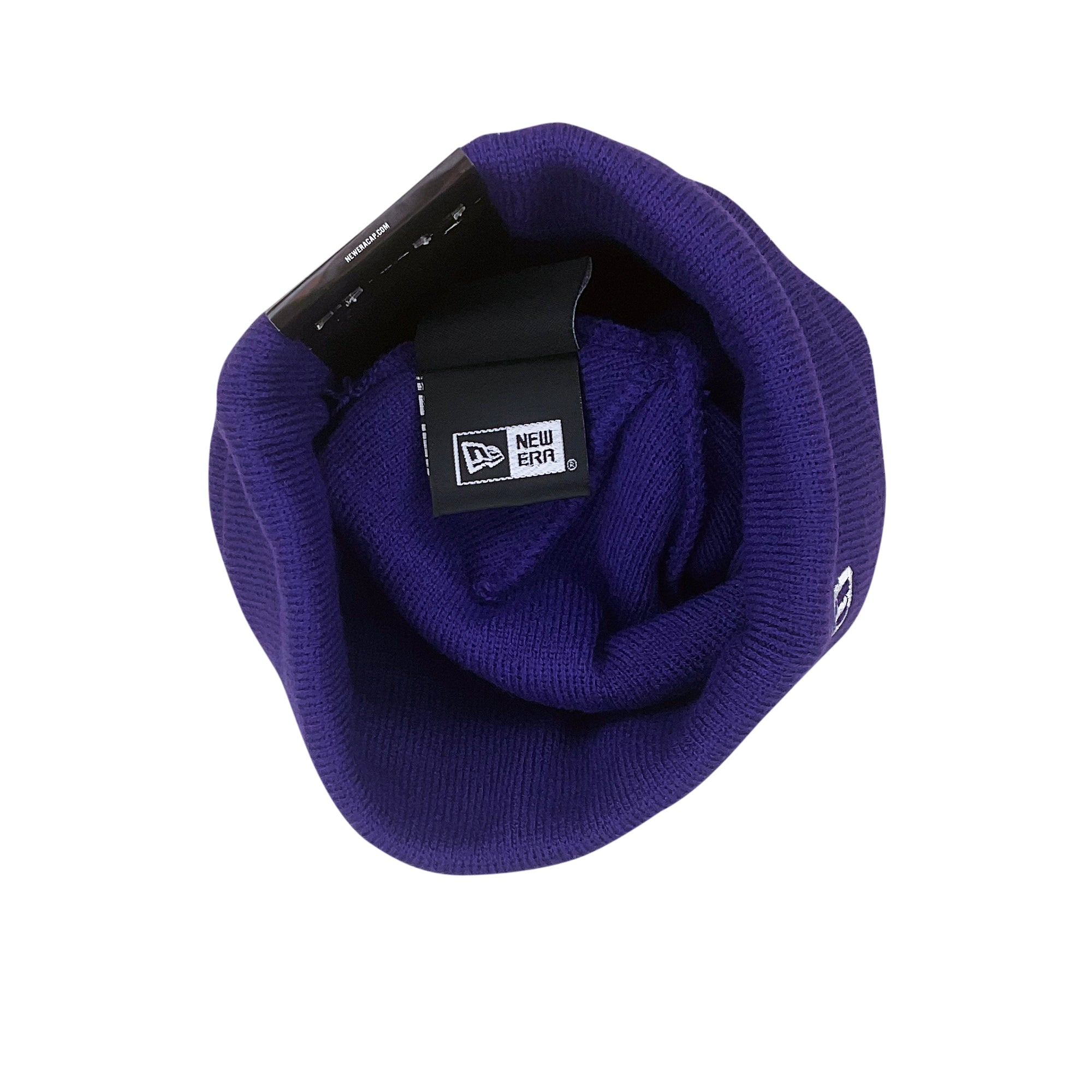 NEW ERA CROSS BOX LOGO BEANIE PURPLE (FW20)