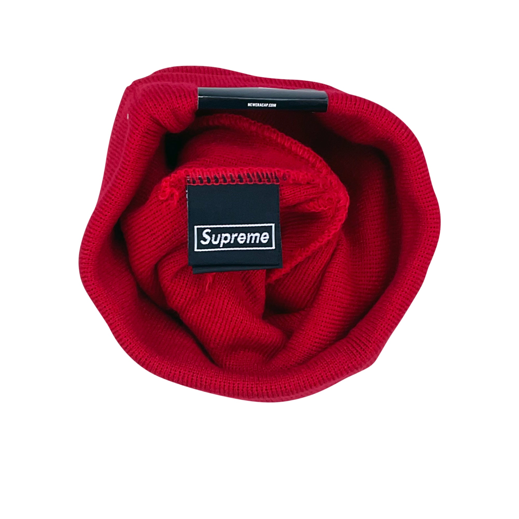 NEW ERA CROSS BOX LOGO BEANIE RED (FW20)