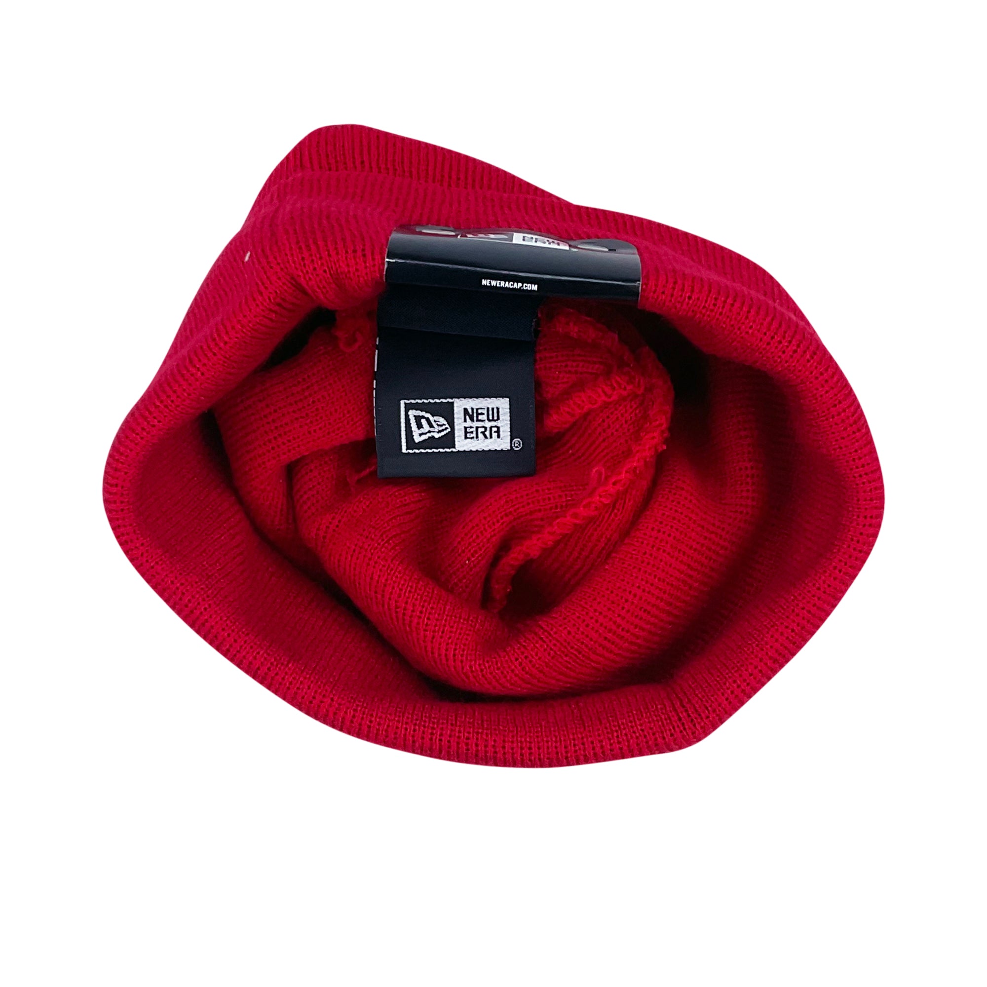 NEW ERA CROSS BOX LOGO BEANIE RED (FW20)