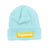 NEW ERA BOX LOGO BEANIE ICE BLUE (FW17)