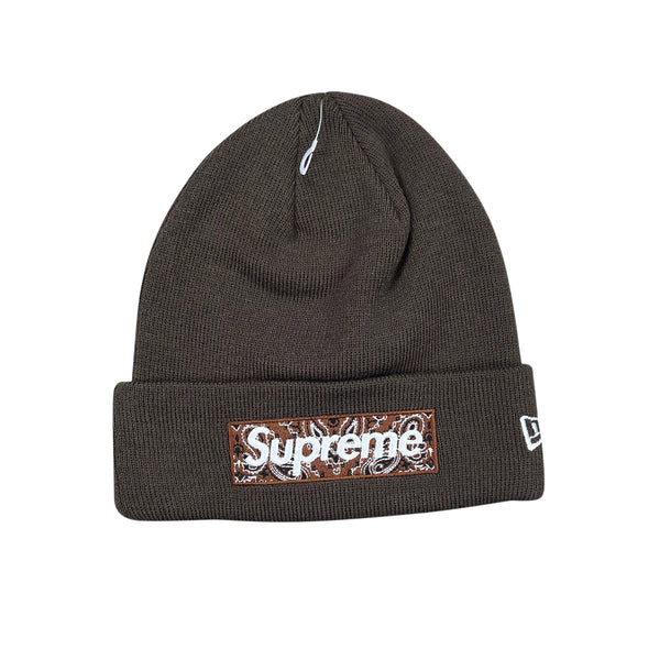 Supreme x New Era FW19 Bandana Box offers Logo Black Beanie