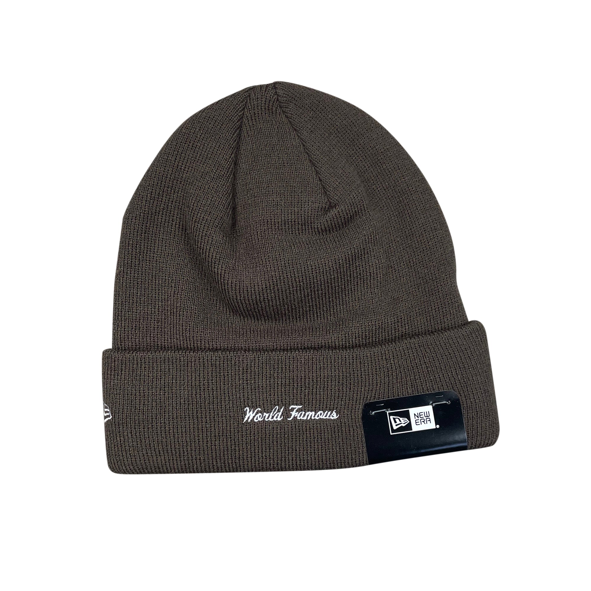 NEW ERA BANDANA BOX LOGO BEANIE BROWN (FW19)