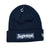 NEW ERA BANDANA BOX LOGO BEANIE NAVY (FW19)