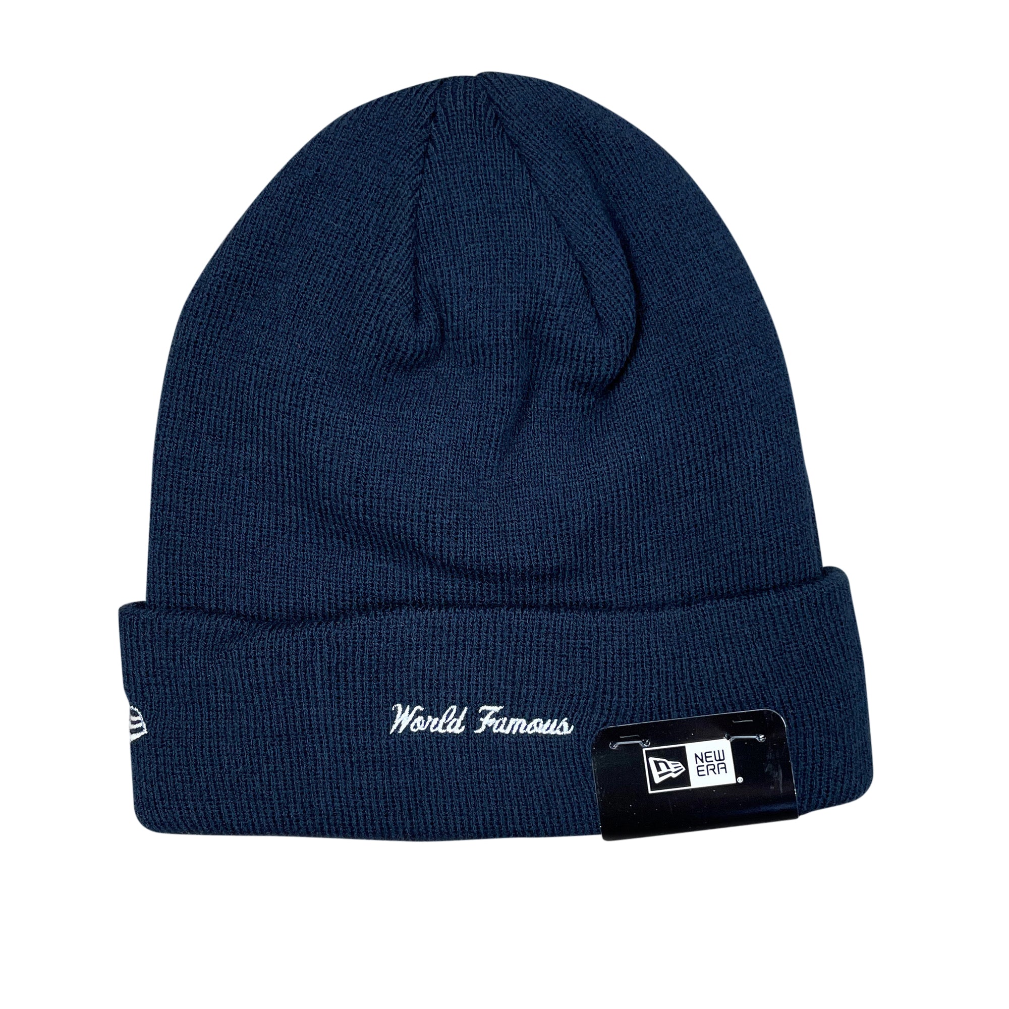 NEW ERA BANDANA BOX LOGO BEANIE NAVY (FW19)