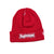 NEW ERA BANDANA BOX LOGO BEANIE RED (FW19)