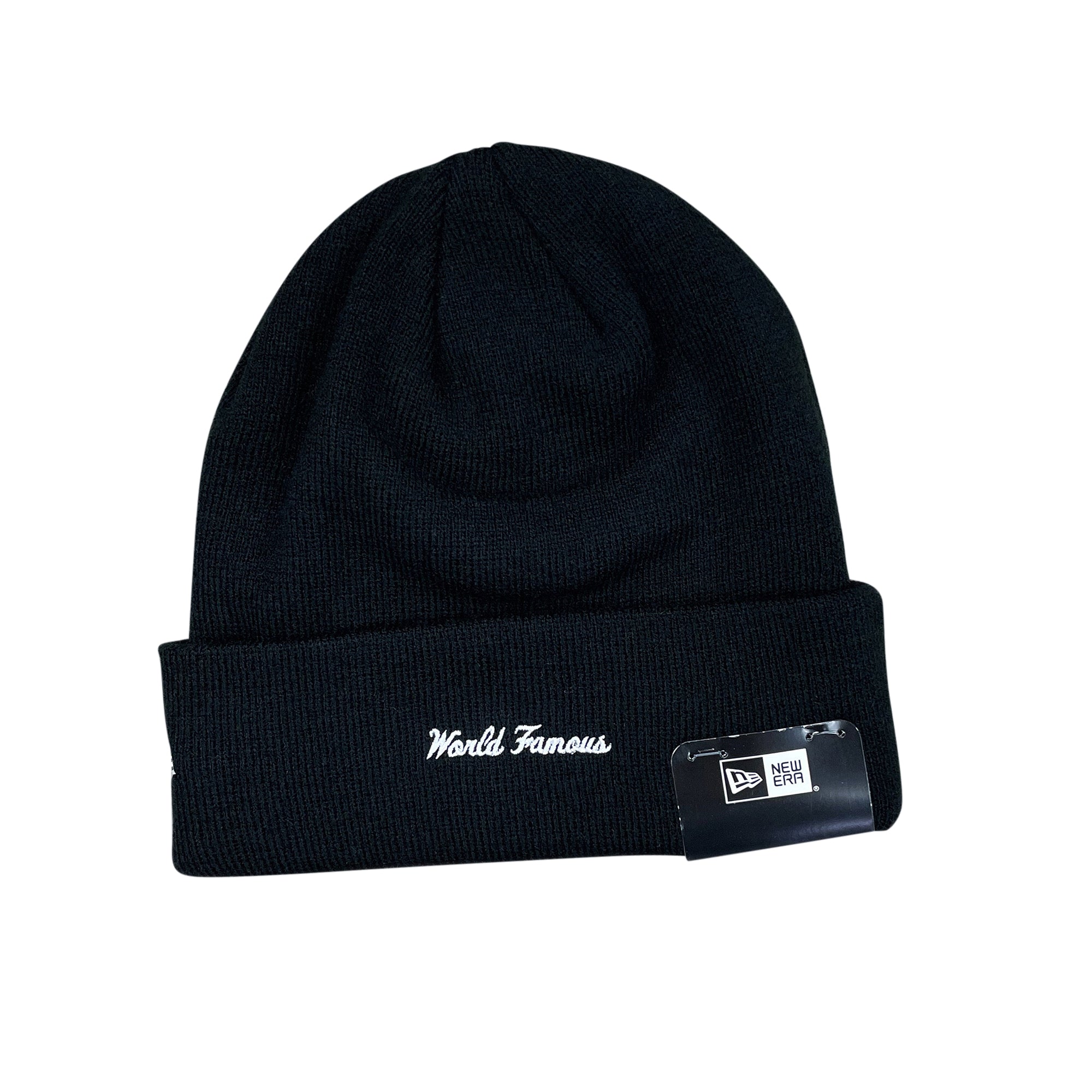 NEW ERA BOX LOGO BEANIE BLACK (FW21)