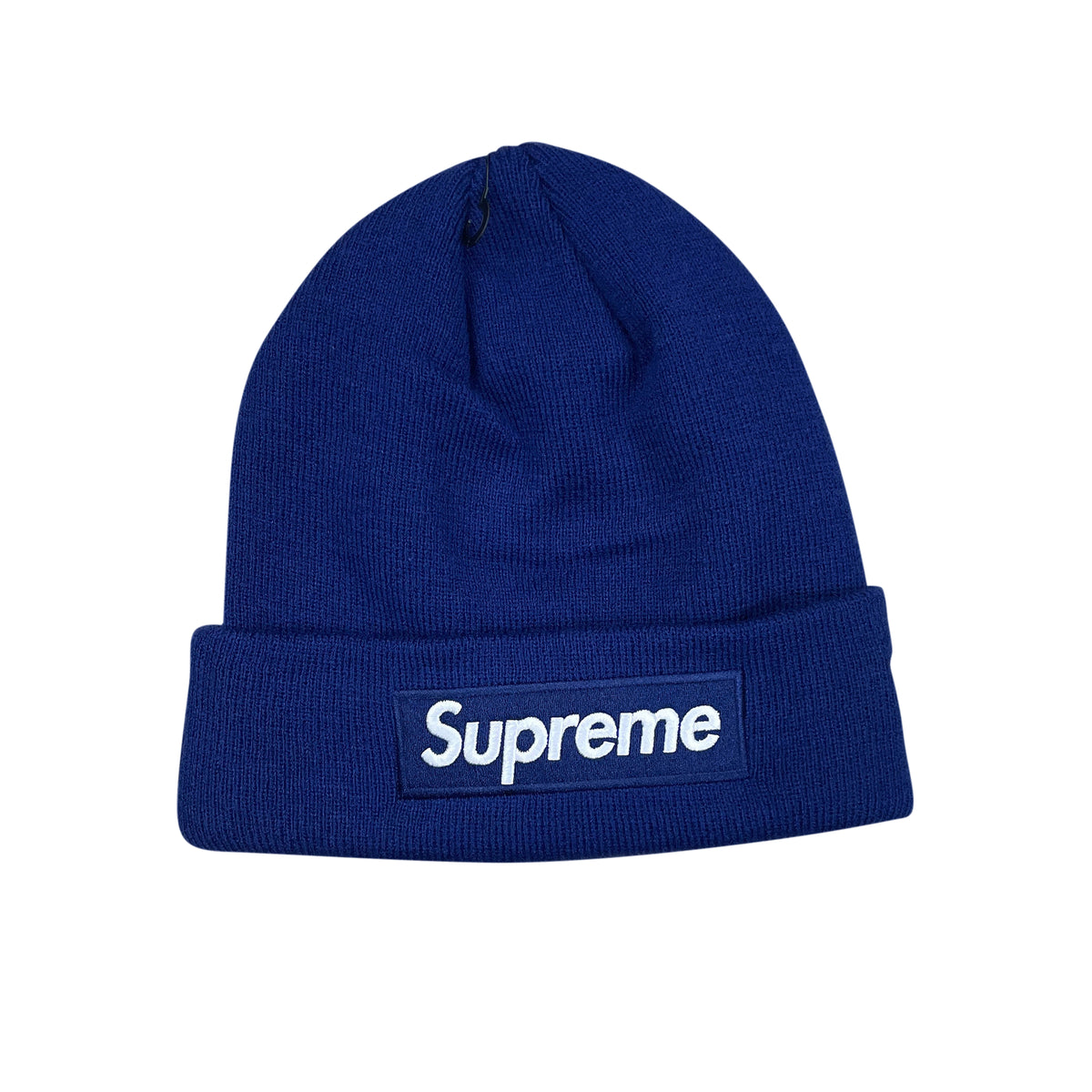 NEW ERA BOX LOGO BEANIE WASHED NAVY (FW21)