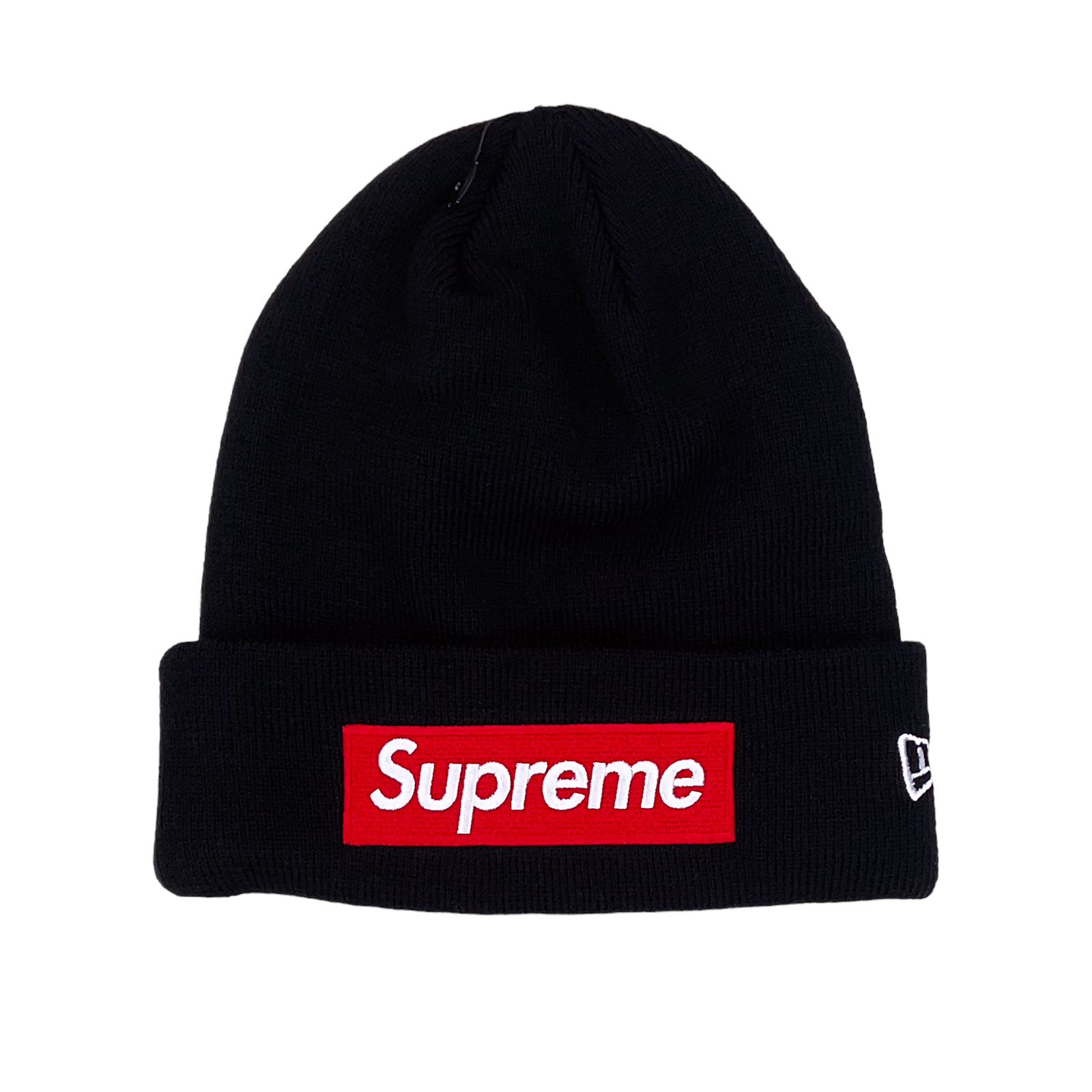 NEW ERA BOX LOGO BEANIE BLACK (FW22)