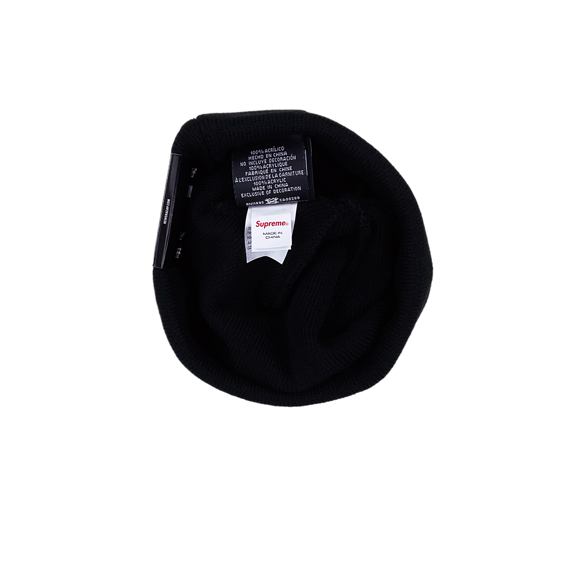 NEW ERA BOX LOGO BEANIE BLACK (FW22)