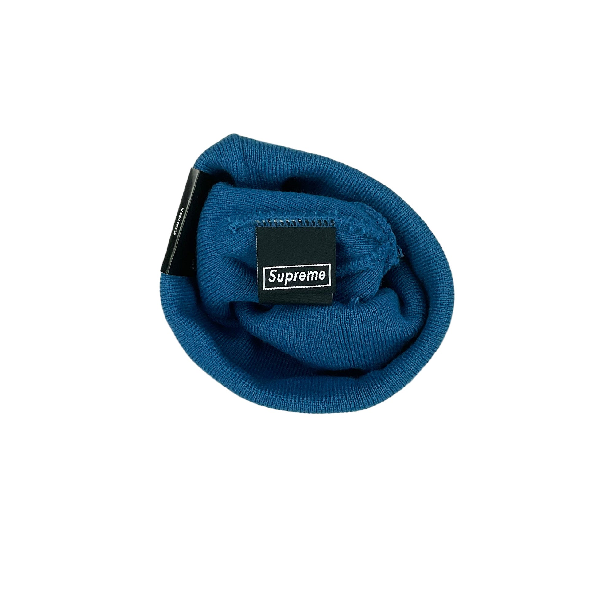 NEW ERA BOX LOGO BEANIE BLUE (FW23)