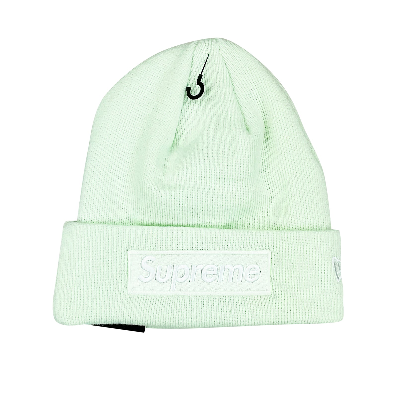 NEW ERA BOX LOGO BEANIE LIGHT GREEN (FW23)