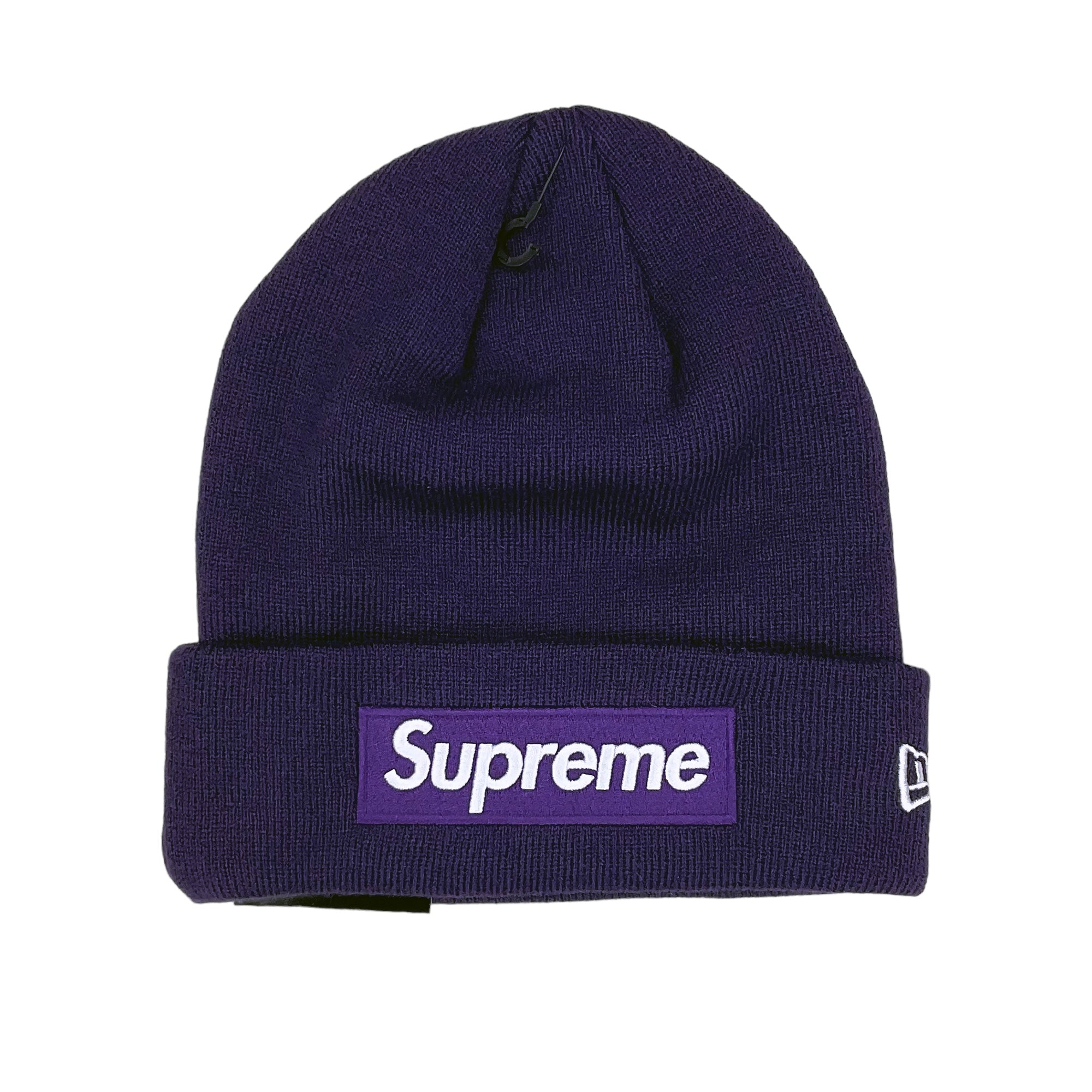 NEW ERA BOX LOGO BEANIE PURPLE (FW23)