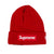 NEW ERA BOX LOGO BEANIE RED (FW23)