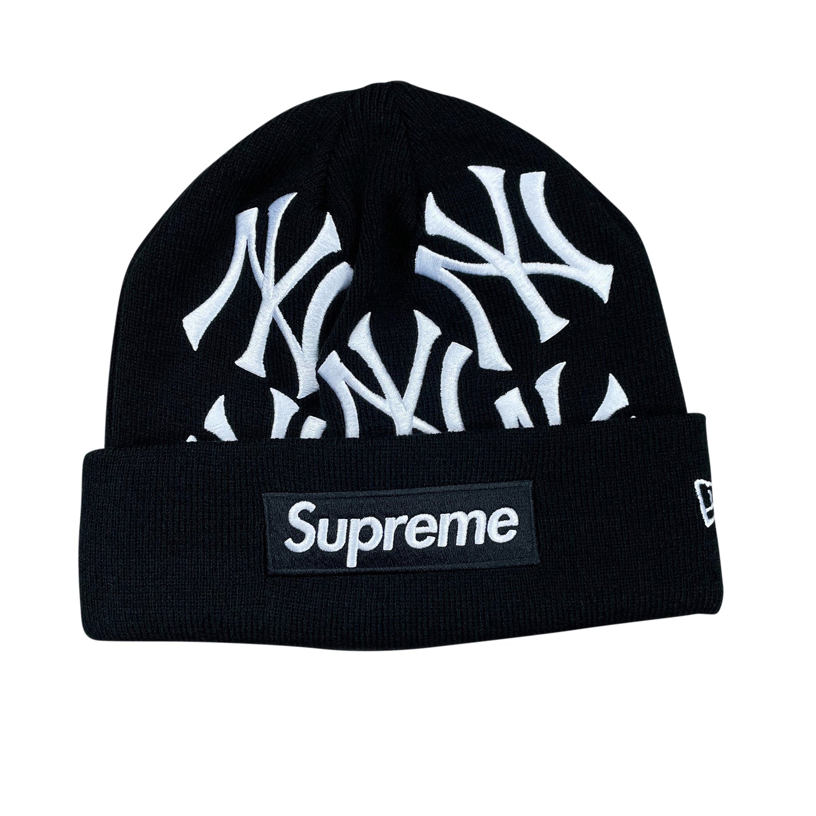 NEW ERA NEW YORK YANKEES BOX LOGO BEANIE BLACK (FW21)