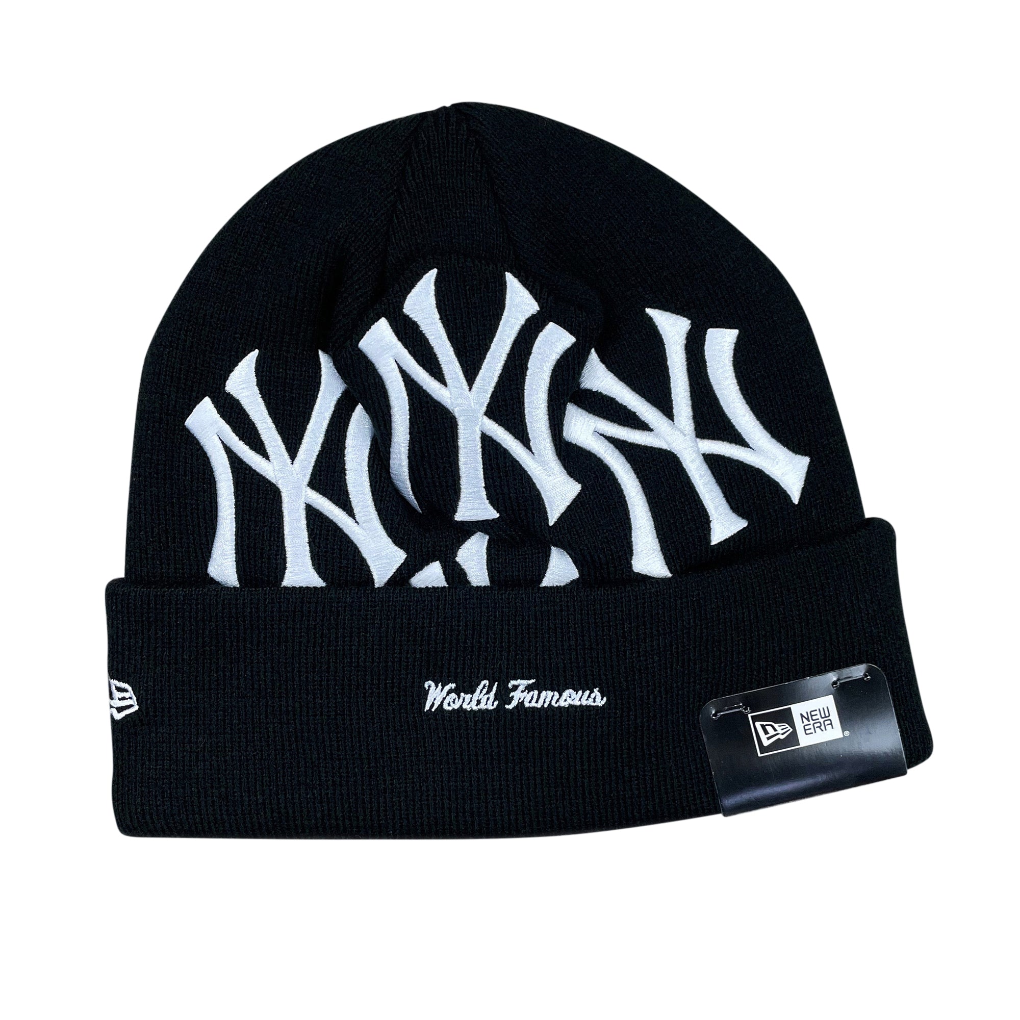 NEW ERA NEW YORK YANKEES BOX LOGO BEANIE BLACK (FW21)