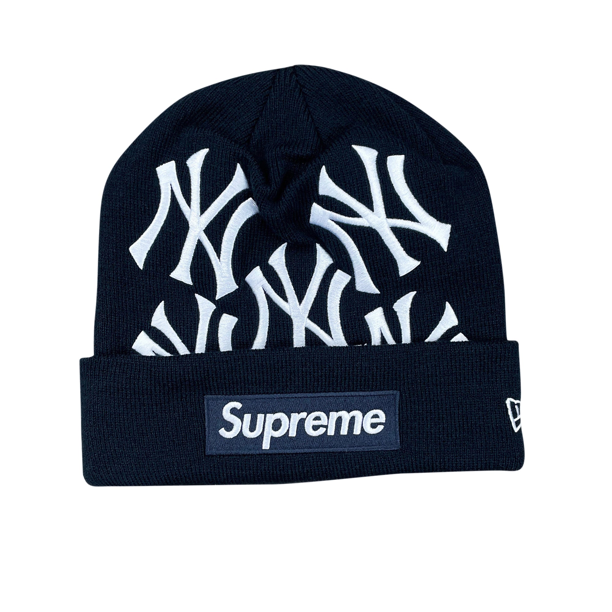 NEW ERA NEW YORK YANKEES BOX LOGO BEANIE NAVY (FW21)