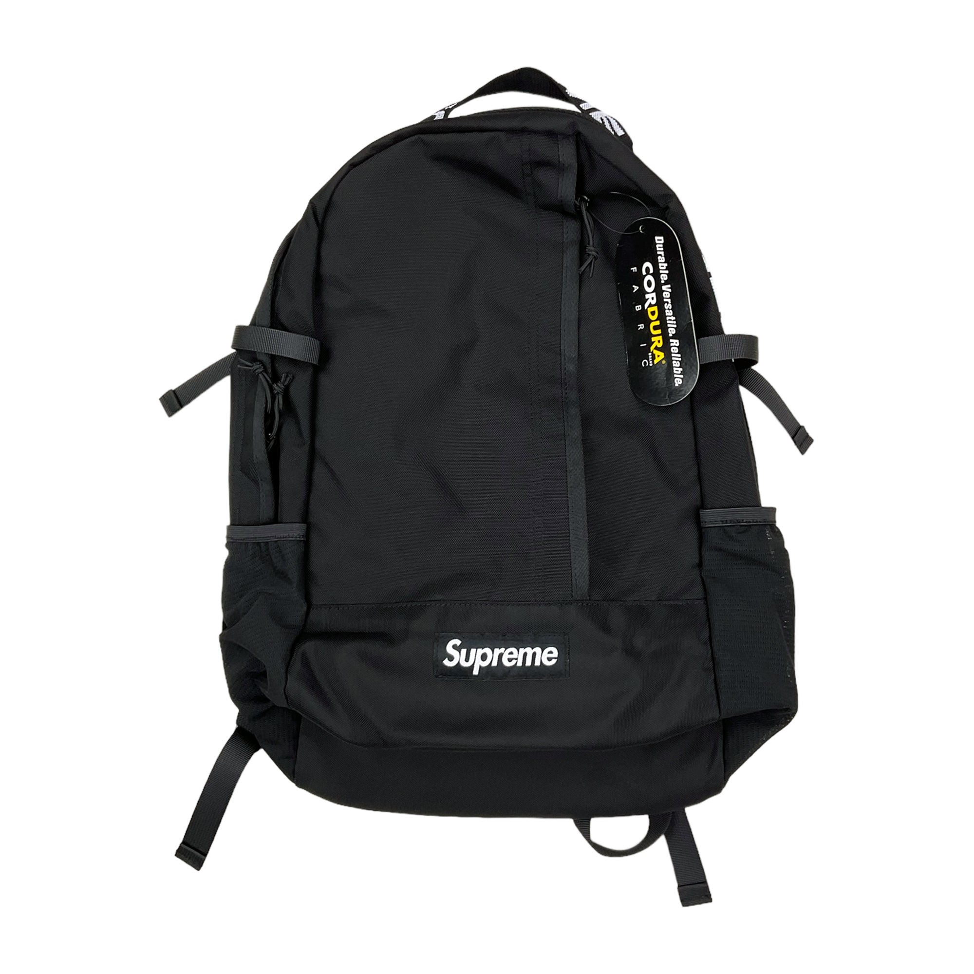 Supreme backpack black ss18 on sale