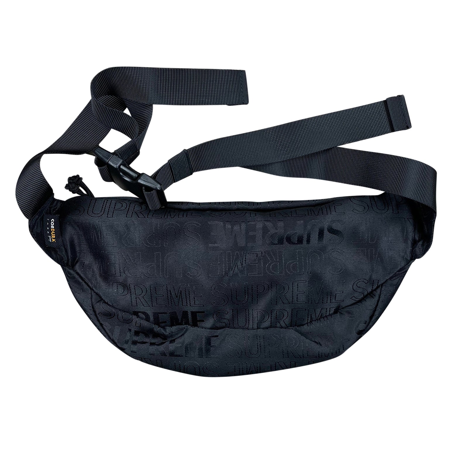 Supreme waist bag black on sale