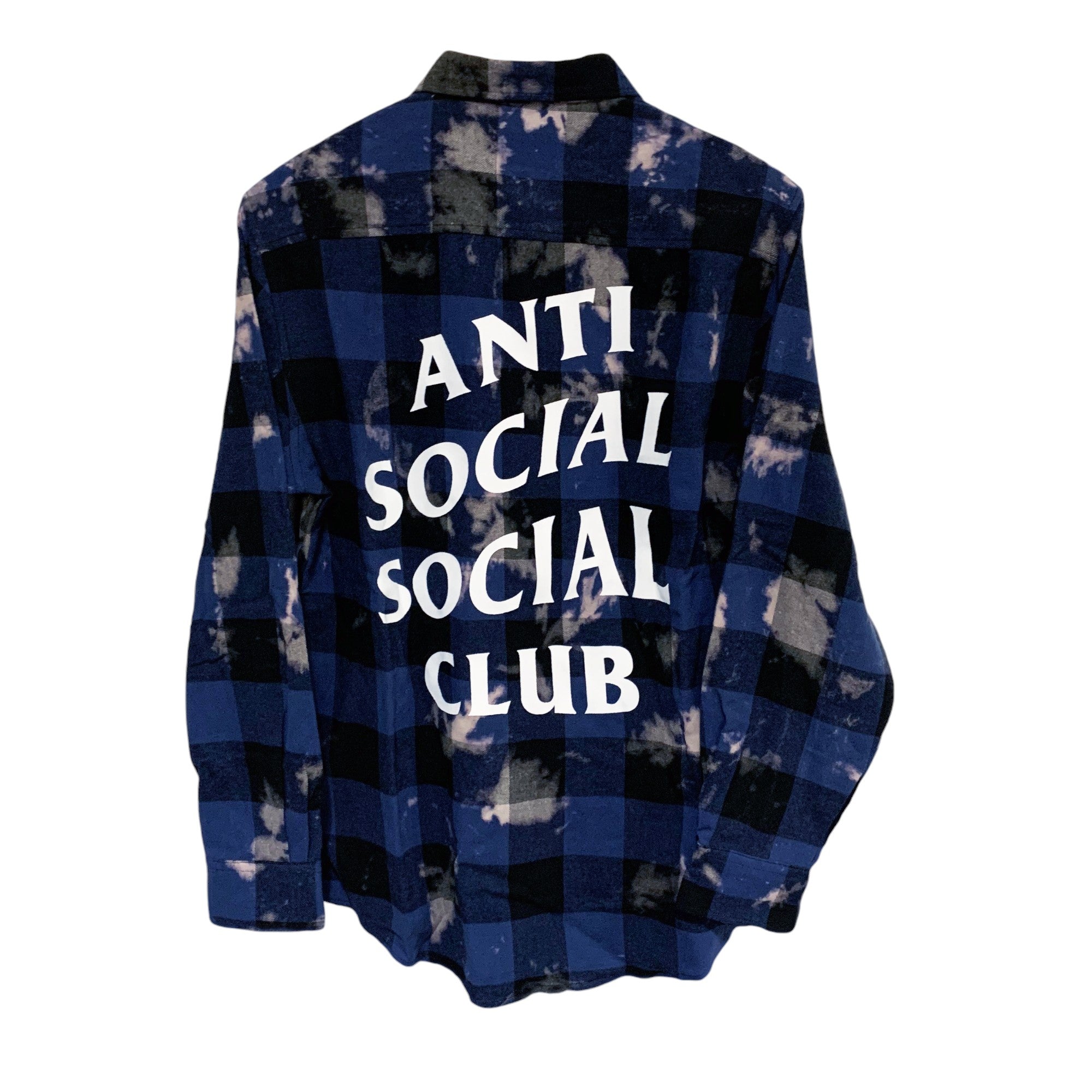 PSY BUFFALO FLANNEL LONG SLEEVE SHIRT BLUE | ASSC